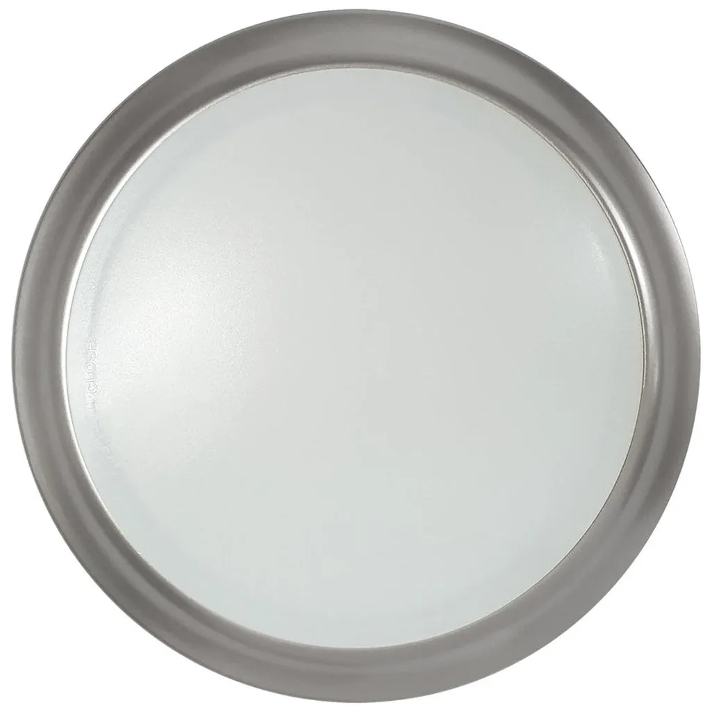 10" LED DISK LIGHT NICKEL FINISH 17W