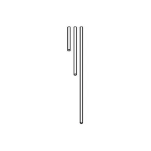 1/2" OD x 6" L Stem for Lighting Fixture