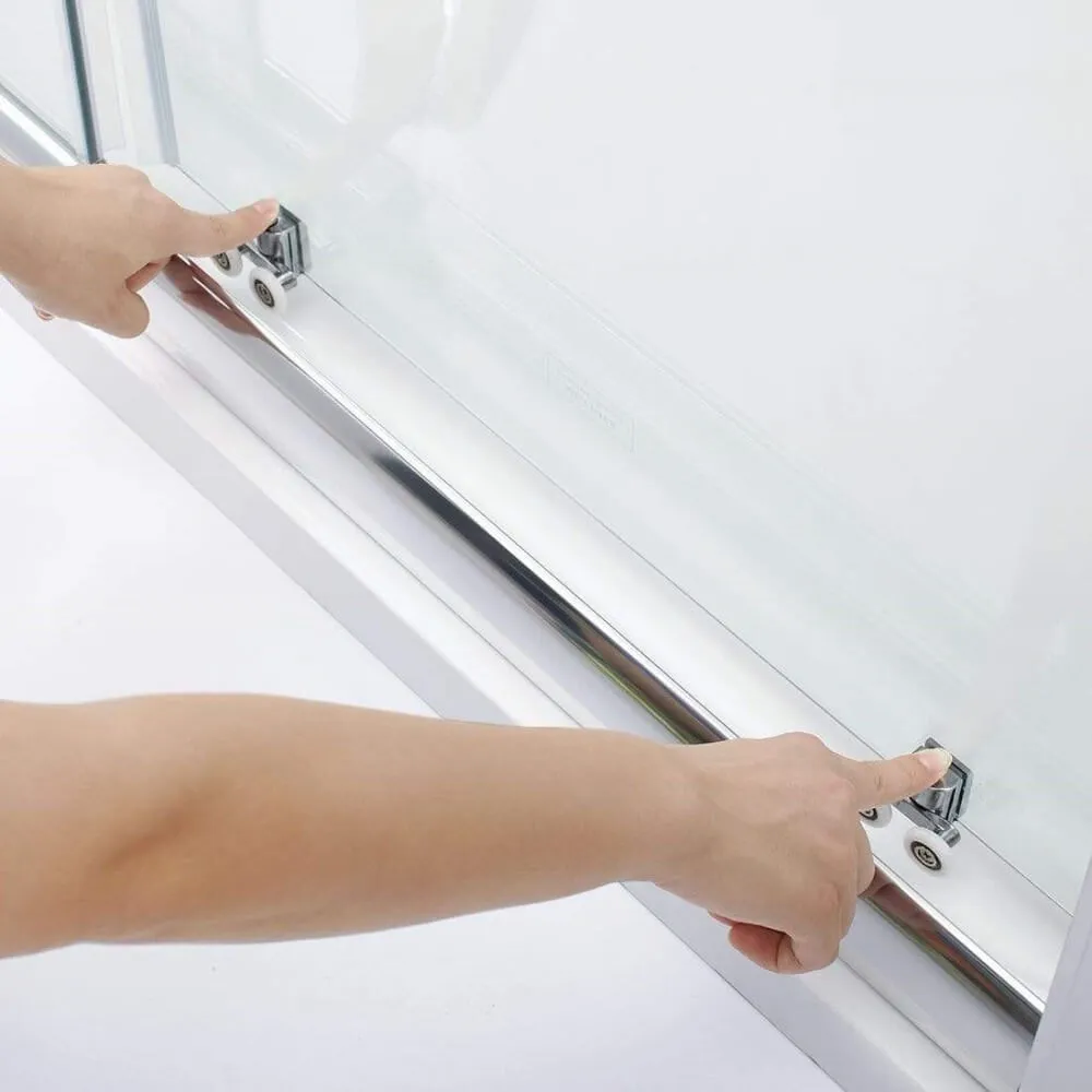 2 Panel Sliding Shower Screen Enclosure Door