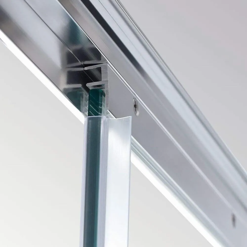 2 Panel Sliding Shower Screen Enclosure Door