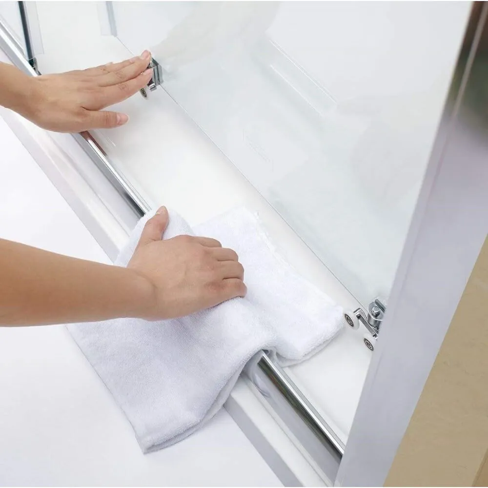 2 Panel Sliding Shower Screen Enclosure Door
