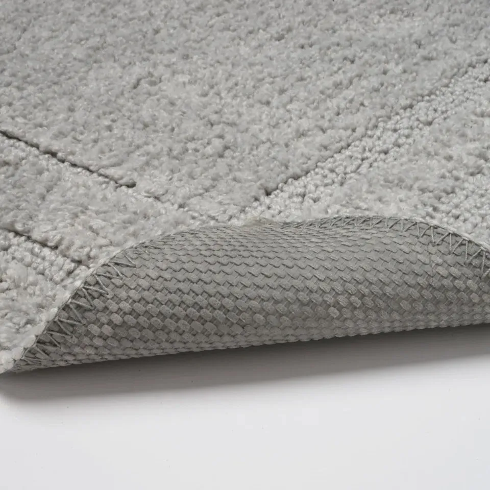 2-Piece: Bibb Home Microfiber Shag Bath Mat Set