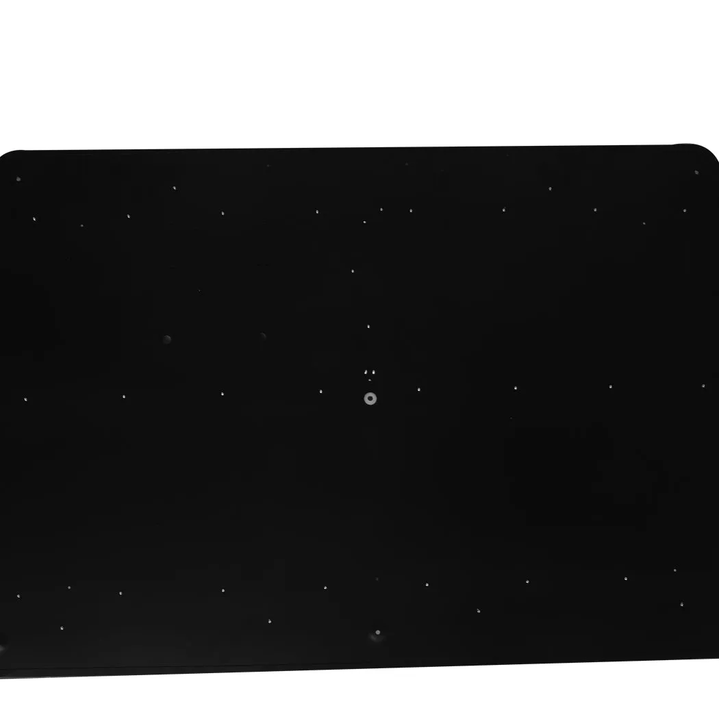 3-Colour Ultra-Thin 5cm Led Ceiling Light Modern Surface Mount 90W - Black