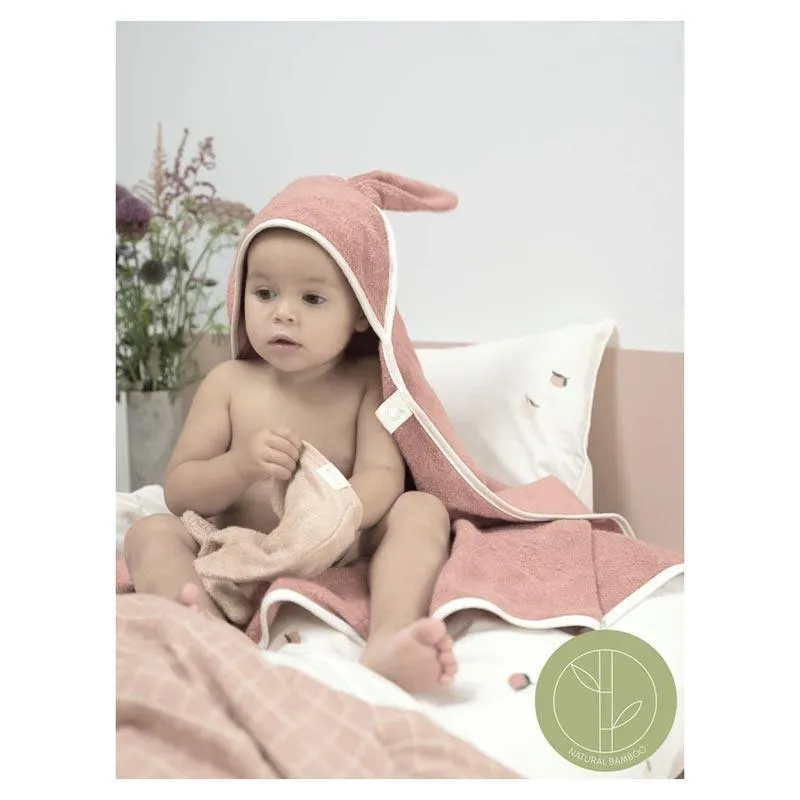 Baby Hooded Towel – Rose Bunny