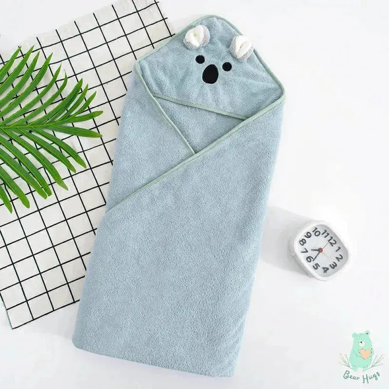 Bear Cub Baby Hooded Towel