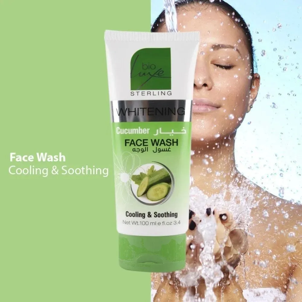 Bio Luxe Whitening Cucumber Face Wash - 100ml
