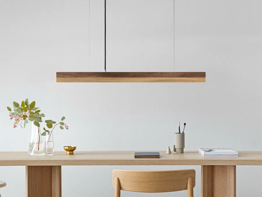 [C2w] Walnut Wood & Oak Pendant 92CM