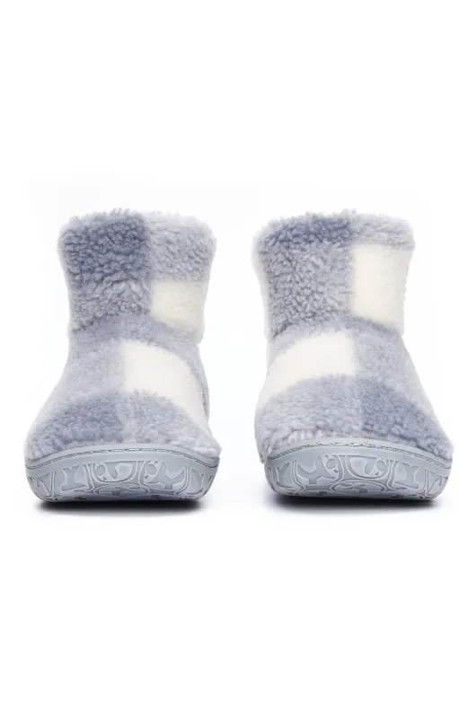 Celeste Check Sherpa Slipper Boots