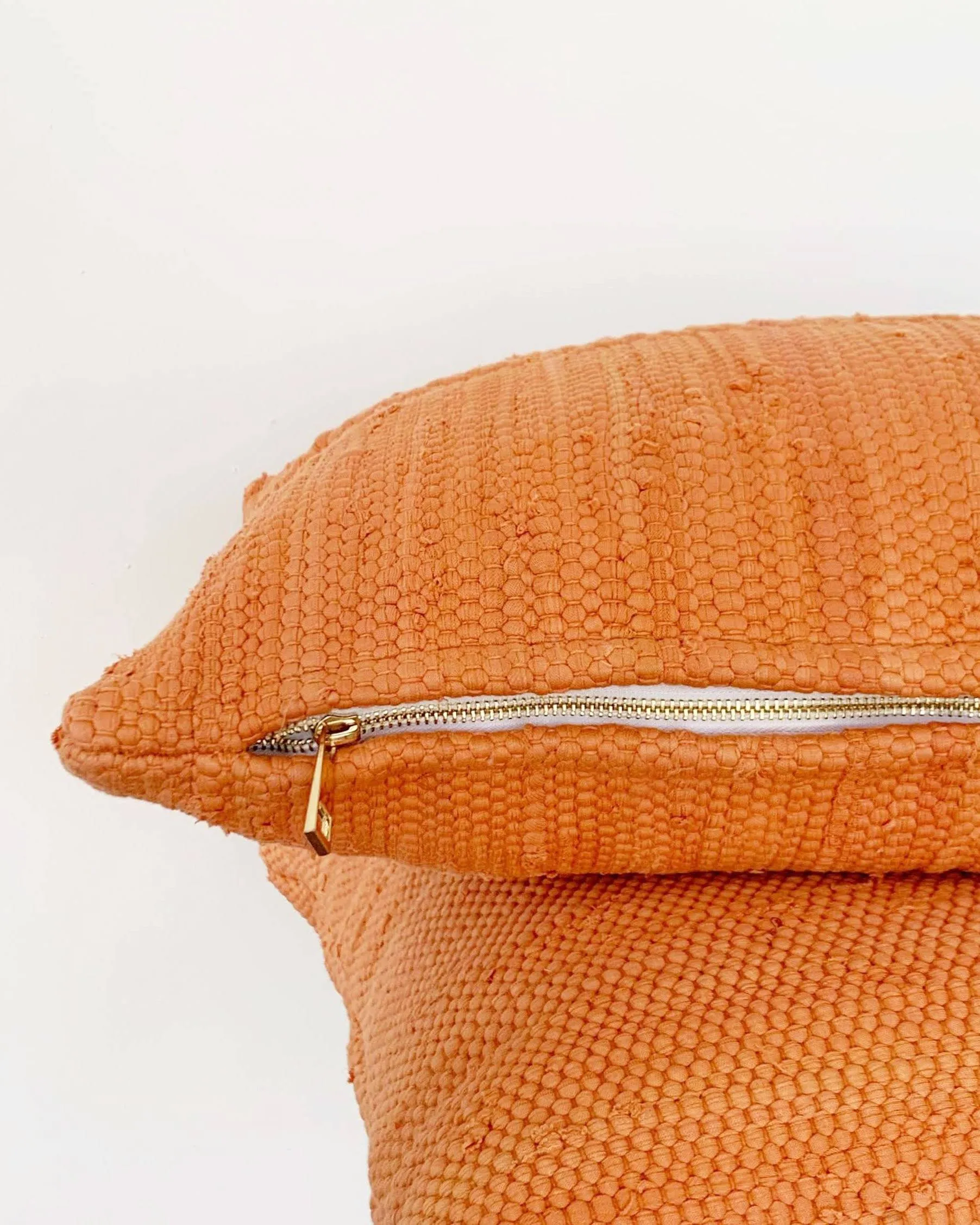 Chindi Handwoven Cotton Pillow - Pottery