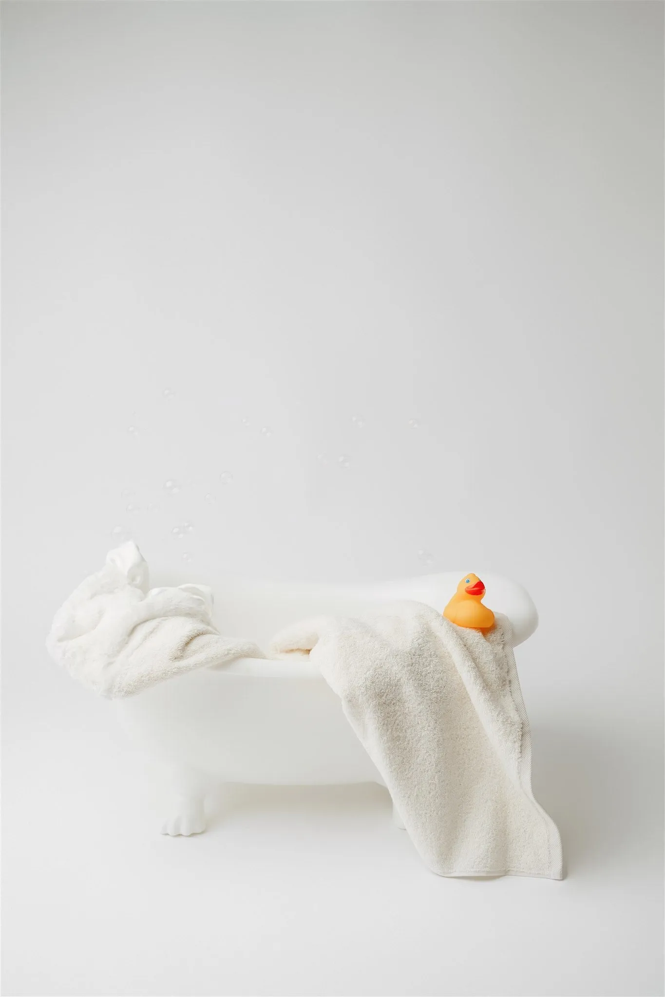 Classic Ivory Plush Hooded Bath Towel
