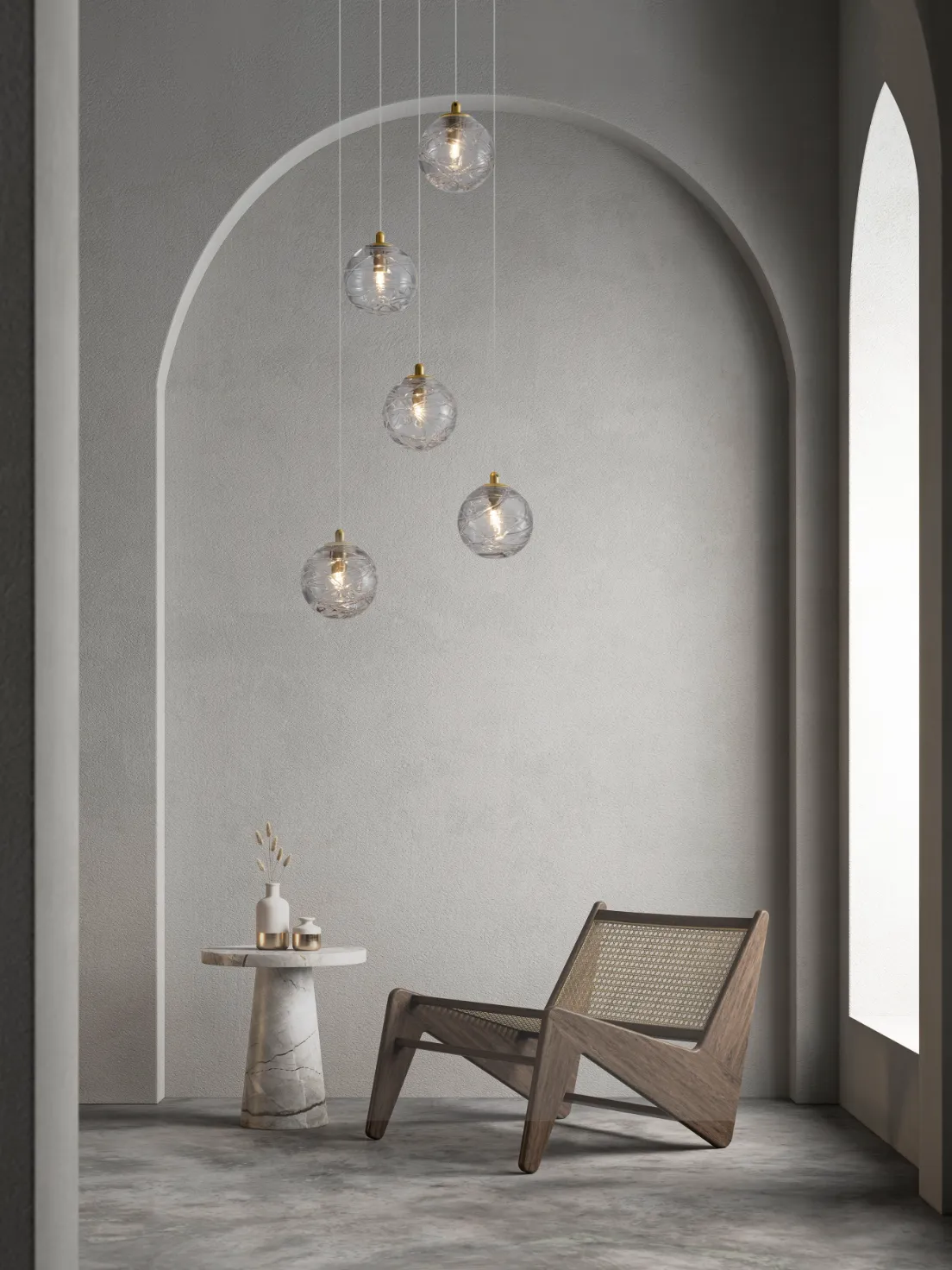 COE 5lt Pendant Brass Gold - ID 11947