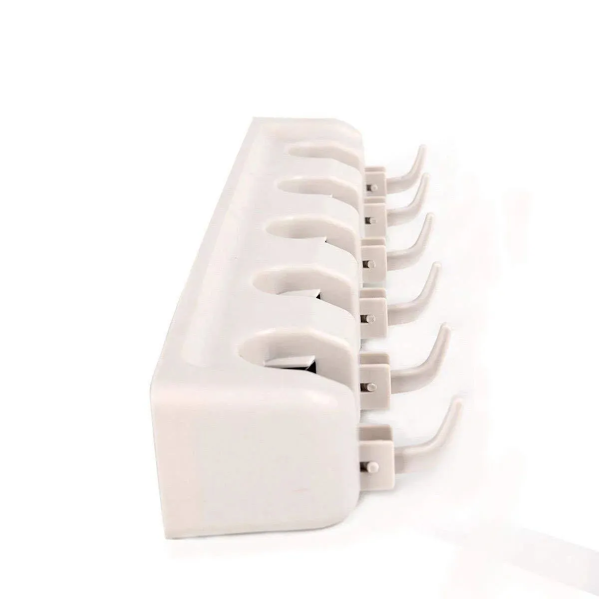 Costway Mop Holder Hanger 5 Position Home Kitchen Storage Broom Organizer Wall Mounted