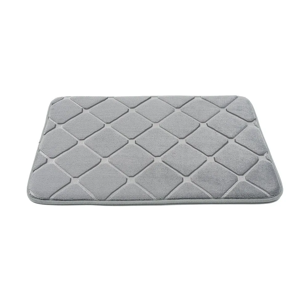 Embossed Cobblestone Bathroom Bath Mat