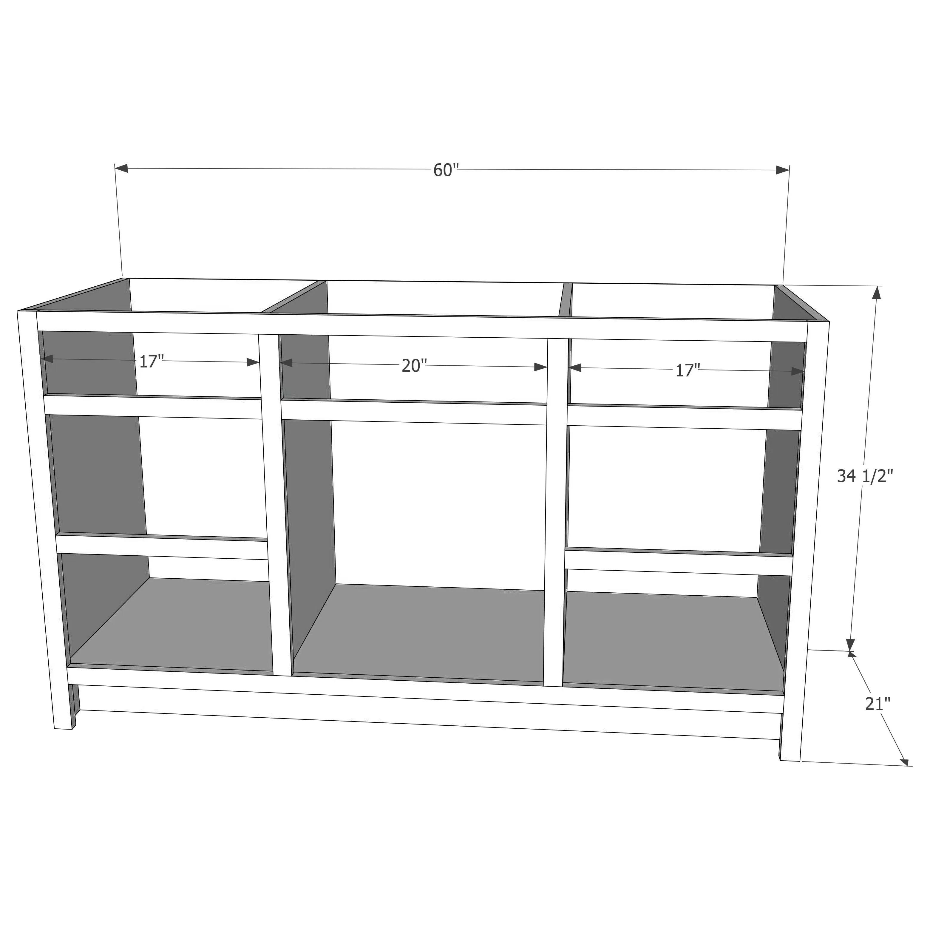 Farmington 60" Single Bowl Vanity