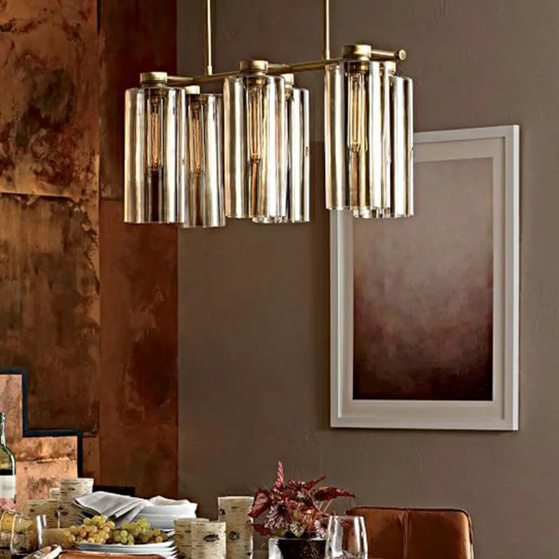 Glass Suspension Pendant Light for Modern Island Ceiling and Dining Room