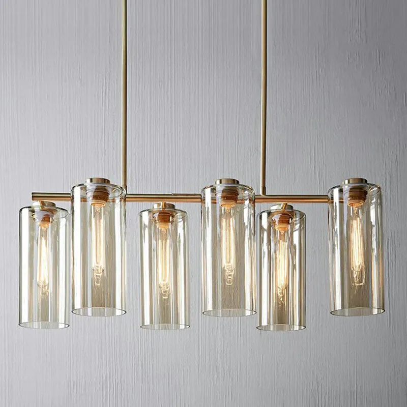Glass Suspension Pendant Light for Modern Island Ceiling and Dining Room