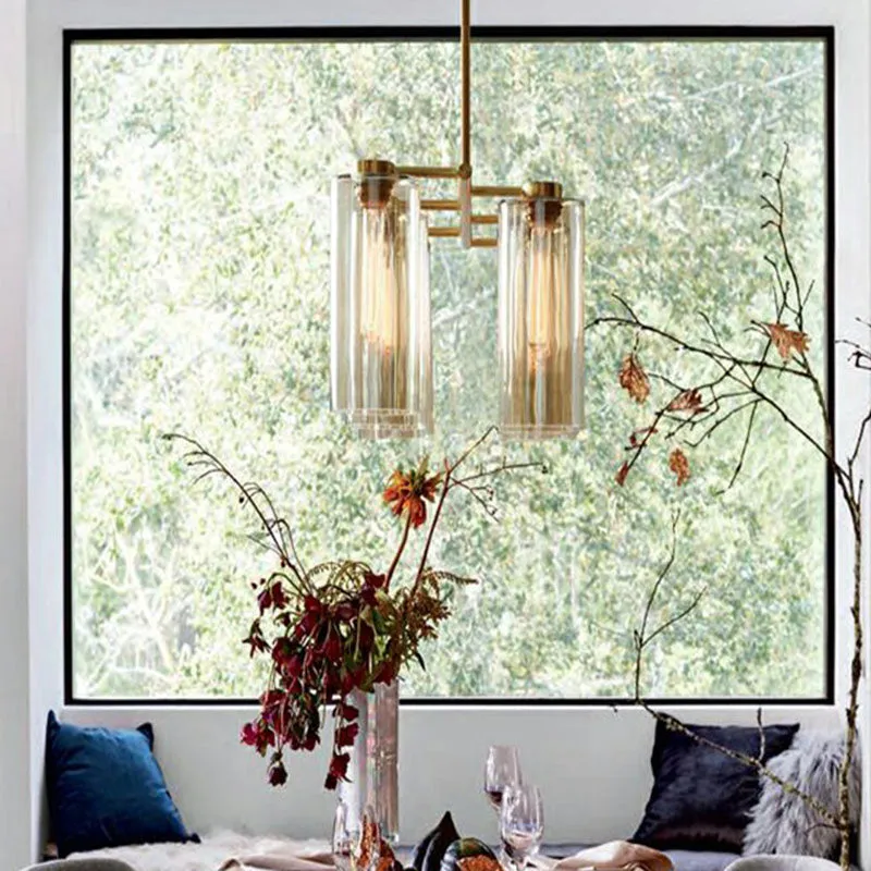 Glass Suspension Pendant Light for Modern Island Ceiling and Dining Room