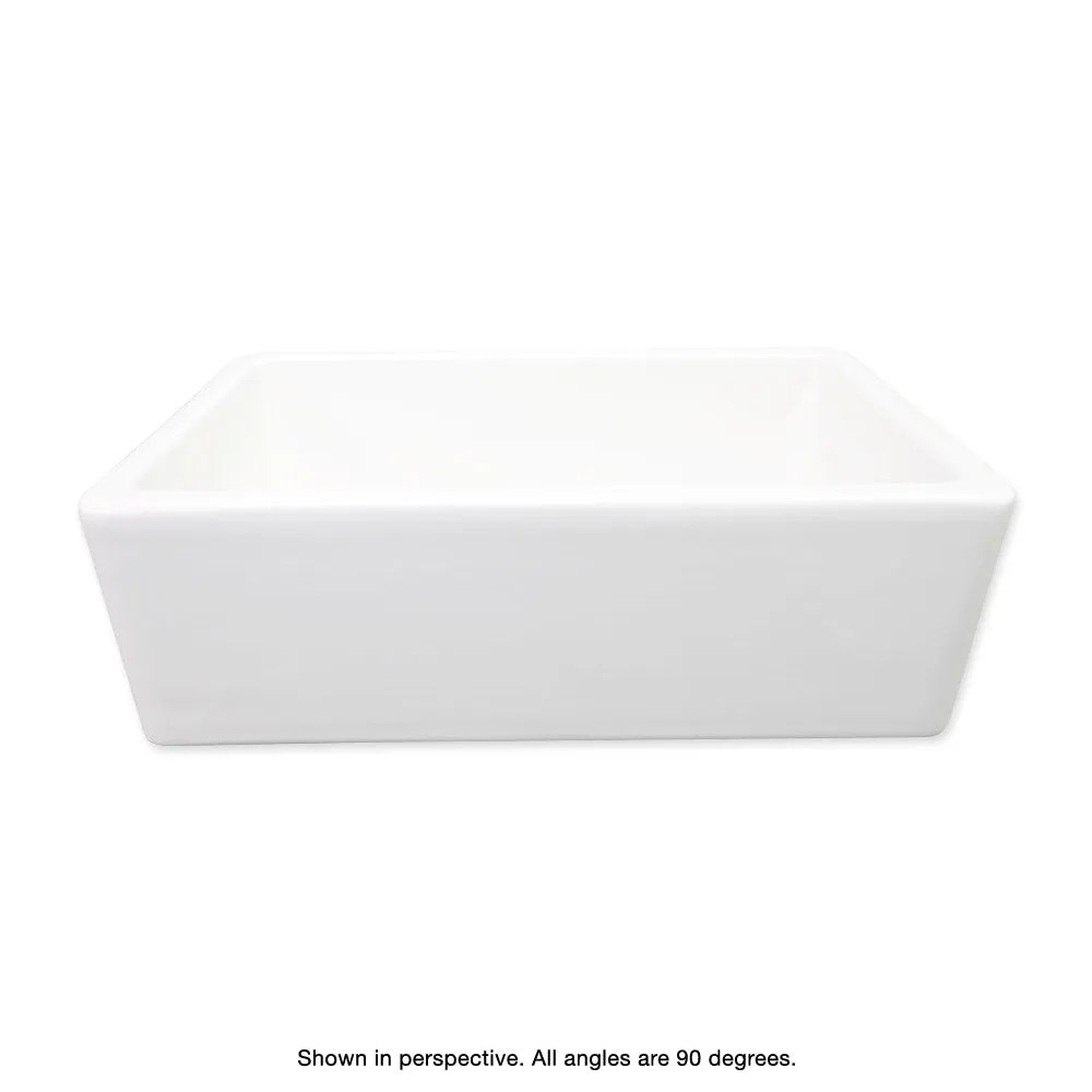 Italian Handmade Ceramic White Farmhouse Sink