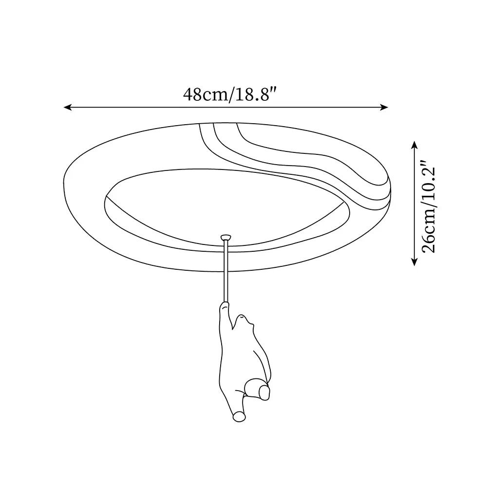 Kami Little Bear Ceiling Light