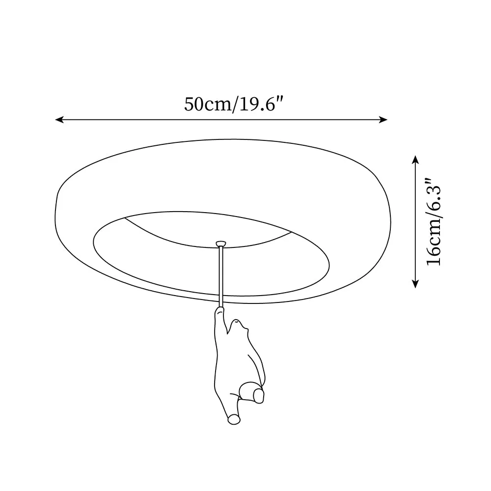 Kami Little Bear Ceiling Light