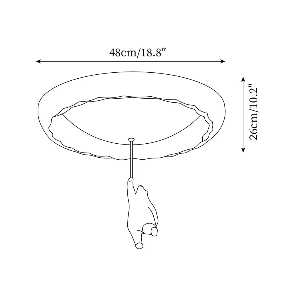 Kami Little Bear Ceiling Light