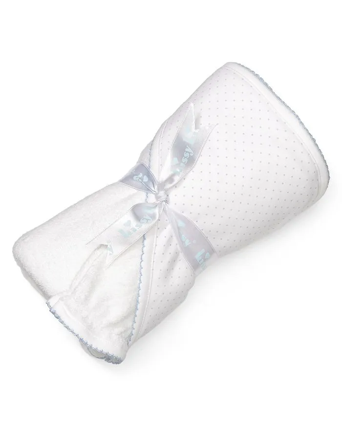 Kissy Dots Hooded Towel & Mit Set