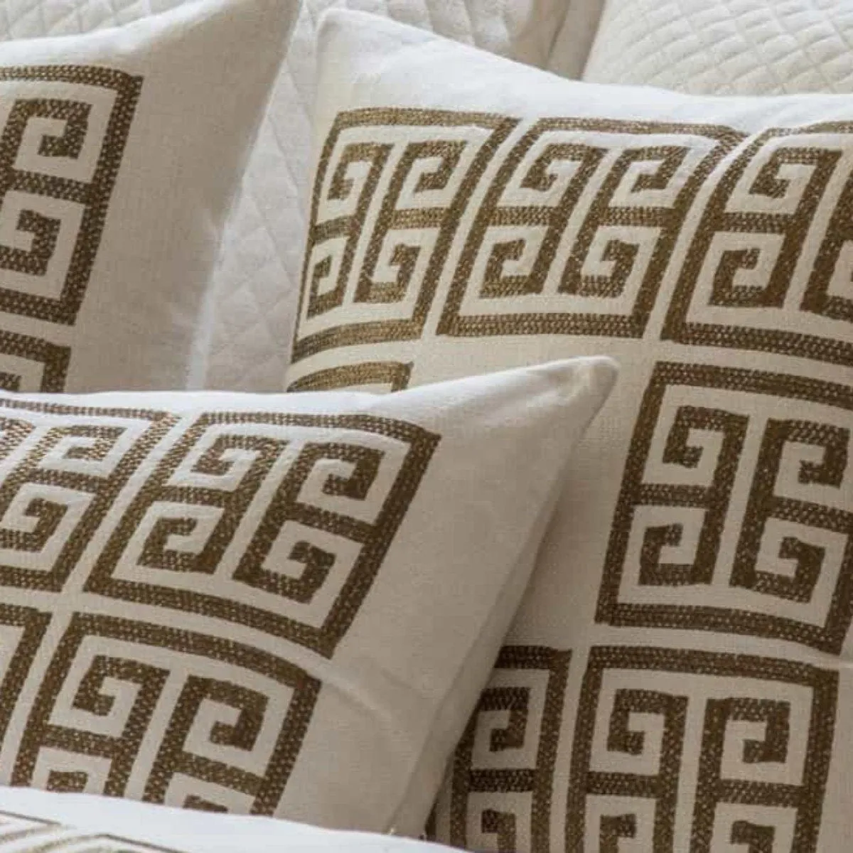 Lili Alessandra Guy Large Border Pillow
