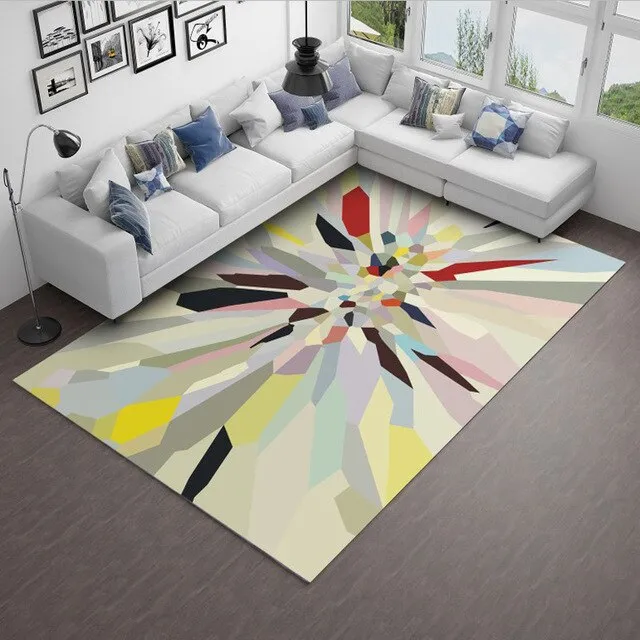 Modern Simple Art Large Bathroom Mat Bathroom Carpet Bath Rug Mat Water Absorption Floor Mat Sofa Rugs Livingroom Carpet Pads