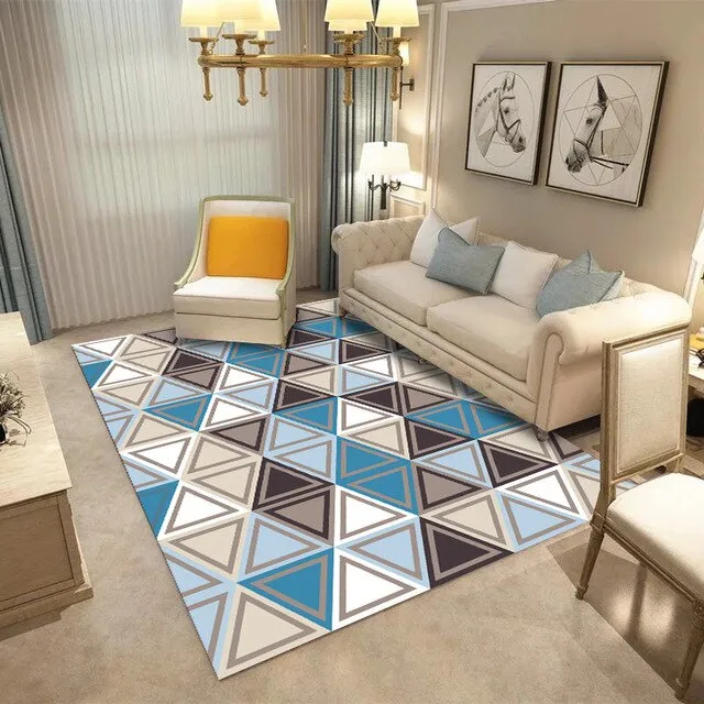 Modern Simple Art Large Bathroom Mat Bathroom Carpet Bath Rug Mat Water Absorption Floor Mat Sofa Rugs Livingroom Carpet Pads