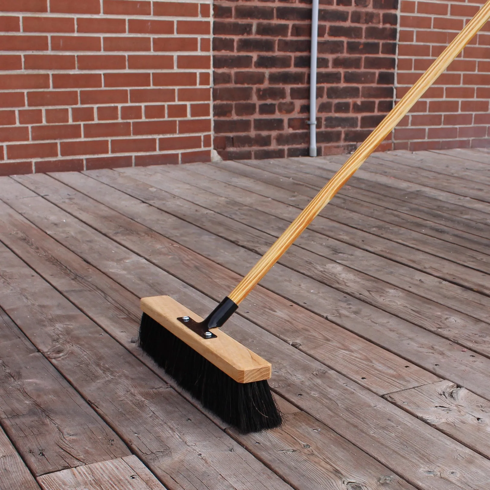Outdoor Broom with Broomstick
