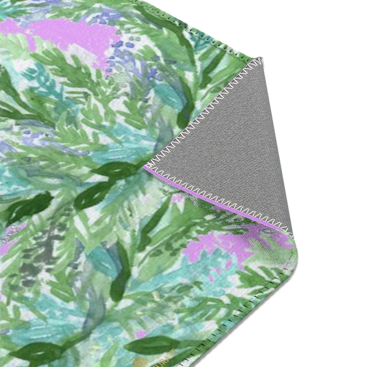 Pink Lavender Carpet, Floral Print Designer 24x36, 36x60, 48x72 inches Area Rugs- Printed in the USA