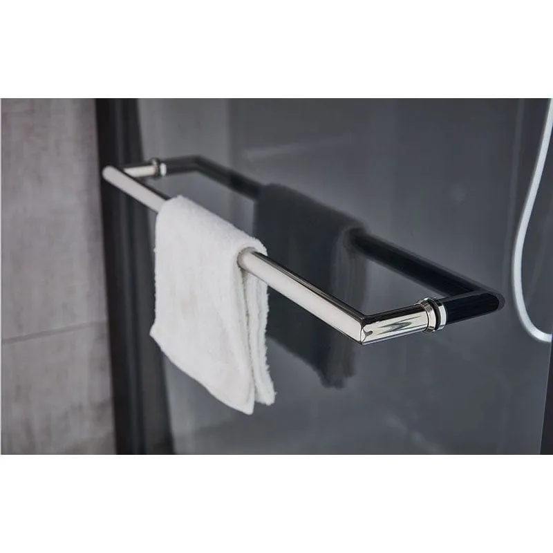 Sauna Hammam HAMMAM SHOWER CABIN DUO ARCHIPEL® PRO 120G BLACK (120X85CM) - 2 PLACES - MK53019691