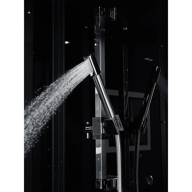 Sauna Hammam HAMMAM SHOWER CABIN DUO ARCHIPEL® PRO 120G BLACK (120X85CM) - 2 PLACES - MK53019691