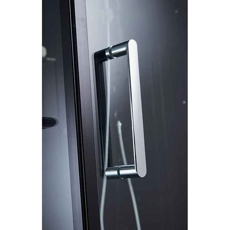 Sauna Hammam HAMMAM SHOWER CABIN DUO ARCHIPEL® PRO 145D BLACK (145X95CM) - 2 PLACES - MK53019698