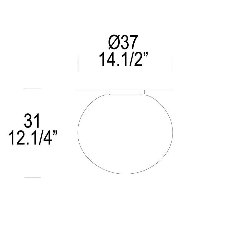 Sphera Ceiling Lamp By Leucos Lighting