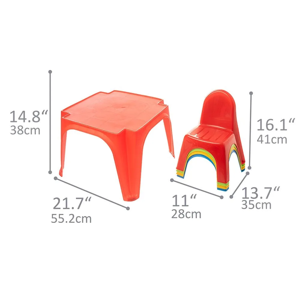 Starplay Keren Set: 1 Table & 4 Chairs