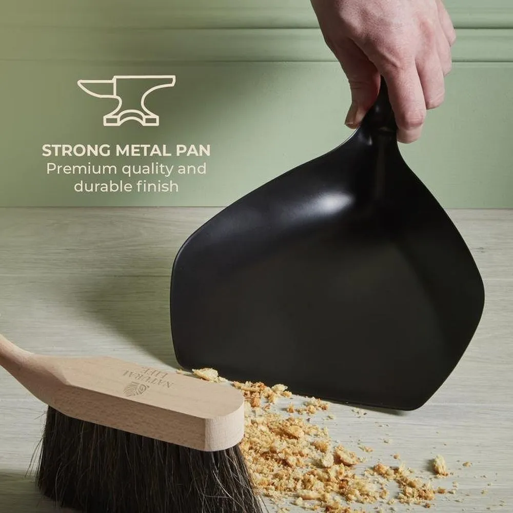 Tower Natural Life Dustpan & Brush