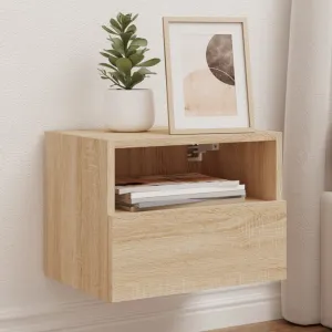 vidaXL TV Wall Cabinets 2 pcs Sonoma Oak 40x30x30 cm Engineered Wood