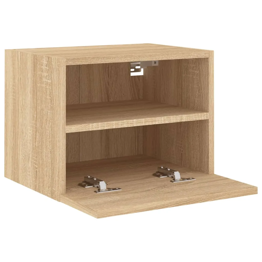 vidaXL TV Wall Cabinets 2 pcs Sonoma Oak 40x30x30 cm Engineered Wood