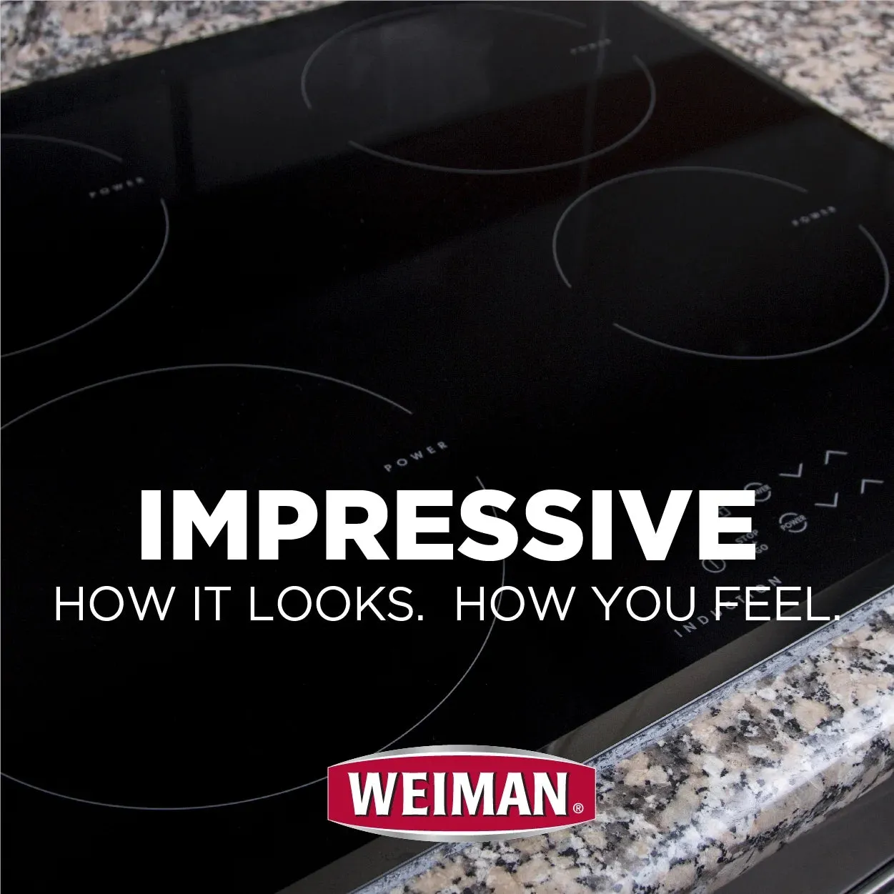 Weiman Cooktop Cleaner and Polish Cream for Glass, Ceramic and Induction Surfaces -15 oz, Unscented