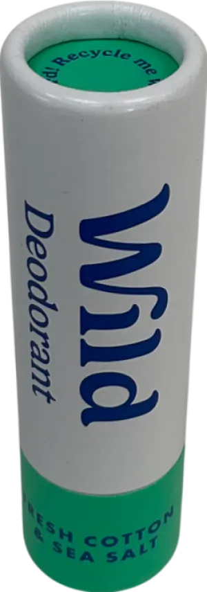 Wild Deodorant Fresh Cotton & Sea Salt Deodorant 16g